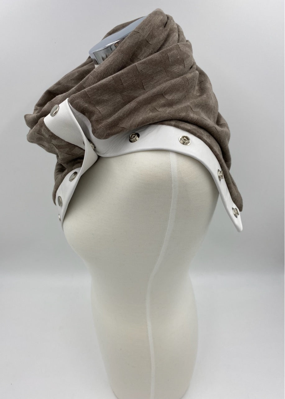 Mocha (With White Leather)